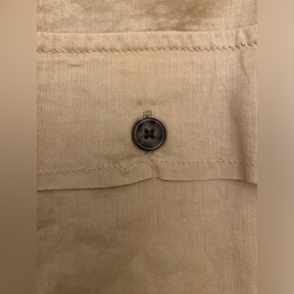 Tan collared button down Denim & Supply by Ralph Lauren shirt, NWT, sz M - Picture 4 of 4